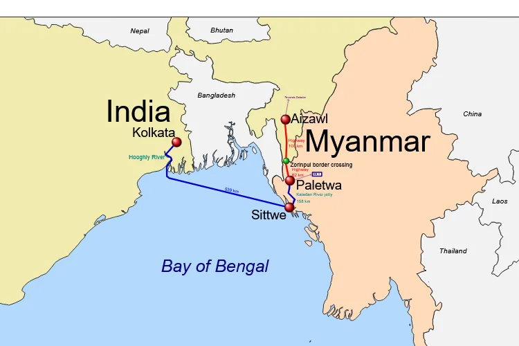 Kaladan project, india, myanmar, sarbananda sonowal, northeast, operational, shipment of cargo, aizawl, kolkata, multimodal transit transport project, waterways, transformation, transportation, economic prosperity, India News in Hindi, Latest India News Updates, कलादान परियोजना, भारत, म्यांमार, सर्बानंद सोनोवाल, पूर्वोत्तर, परिचालन, कार्गो की शिपमेंट, आइजोल, कोलकाता, मल्टीमॉडल ट्रांजिट ट्रांसपोर्ट परियोज