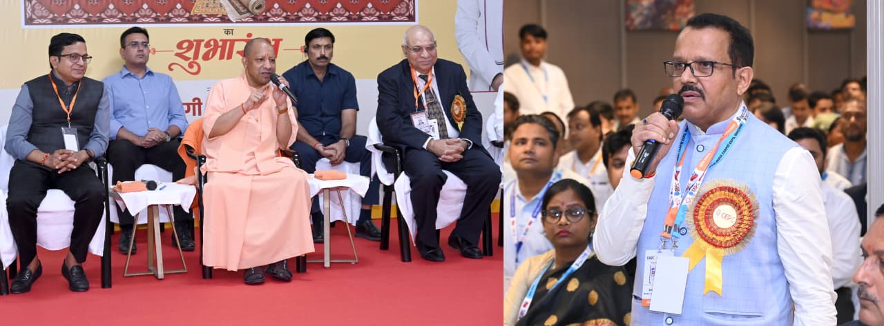 भदोही कालीन मेला 2025, मुख्यमंत्री योगी आदित्यनाथ भाषण,अंतरराष्ट्रीय कार्पेट एक्सपो भदोही, यूपी कार्पेट उद्योग समाचार, कालीन उद्योग में अमेरिकी टैरिफ, ओडीओपी योजना उत्तर प्रदेश, भदोही कार्पेट एक्सपोर्ट, मुख्यमंत्री योगी आदित्यनाथ की घोषणाएं, यूपी में कालीन उद्योग का विकास, यूपी सरकार की एमएसएमई नीति, Bhadohi Carpet Expo 2025,Yogi Adityanath speech Bhadohi, International Carpet Fair Bhadohi, Carpet industry in Uttar Pradesh, US Tariff impact on Indian carpets,ODOP scheme Uttar Pradesh, Bhadohi carpet exporters,Yogi Adityanath MSME initiatives, Carpet cluster development in UP,Indian handmade carpet export news