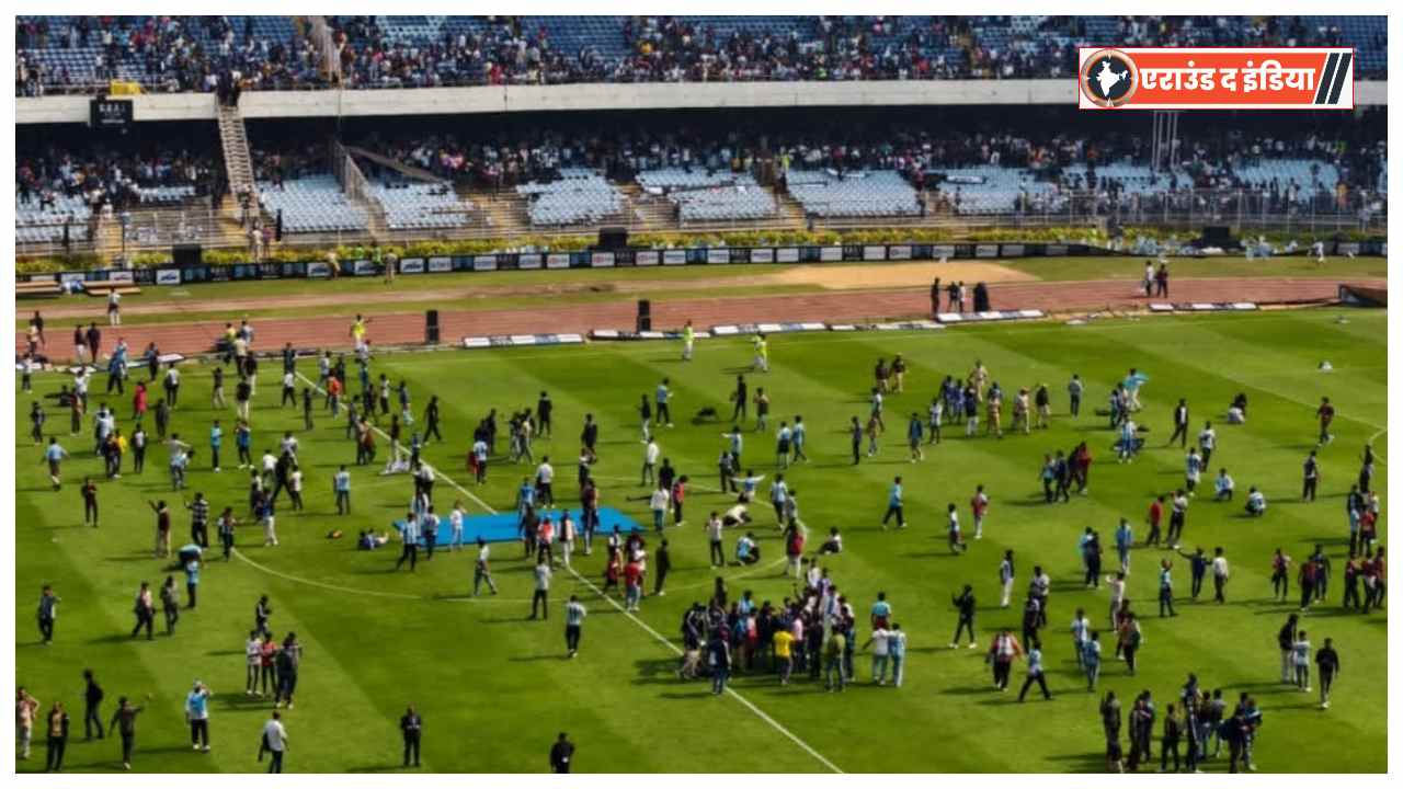Lionel Messi Kolkata visit, Messi fans angry, Salt Lake Stadium chaos, bottles thrown, VVIP crowd Messi, Messi India tour, Kolkata football fans, Messi event trouble, Vivekananda Yuva Bharati Krirangan.