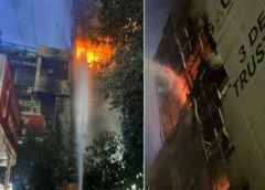 गाजियाबाद में देर रात अग्निकांड से मचा हड़कंप, गौड़ बिजनेस पार्क में फटे 12 एसी; धमाकों से दहशत में आए लोग