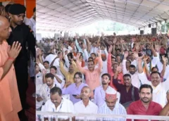 अयोध्या में सीएम योगी की सभा में उमड़ी भारी भीड़, विकास योजनाओं के लाभार्थियों को सौंपे प्रमाणपत्र, कई अहम घोषणाएं