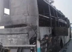 ग्रेटर नोएडा में स्लीपर बस बनी आग का गोला, यमुना एक्सप्रेसवे पर 35 यात्री सवार थे; अब तक 9 की मौत